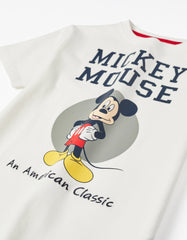 Zippy Cotton T-Shirt For Boys Mickey