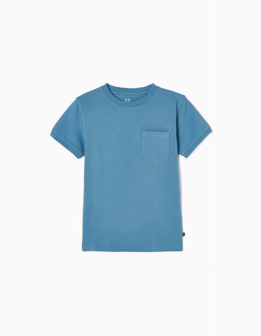 Zippy Cotton Piquet T-Shirt For Boys