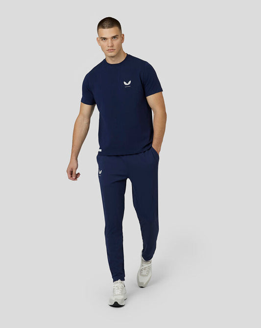 Men's Polycotton T-shirt - Navy