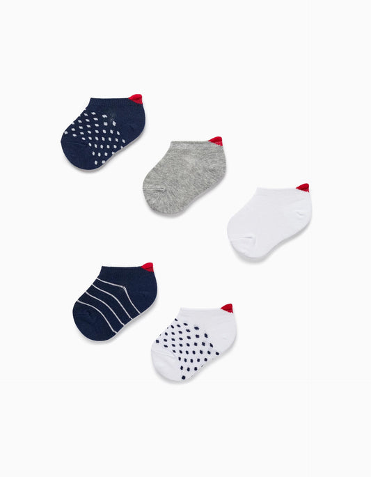 Zippy Pack Of 5 Pairs Of Socks For Baby Girls