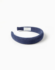 Zippy Girls Dark Blue Corduroy Alice Band