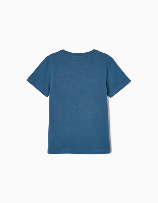 Zippy Cotton T-Shirt For Boys Yacht