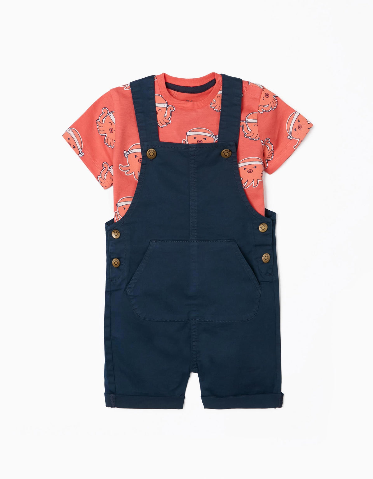 Zippy Baby Boy T-Shirt & Dungaree Set