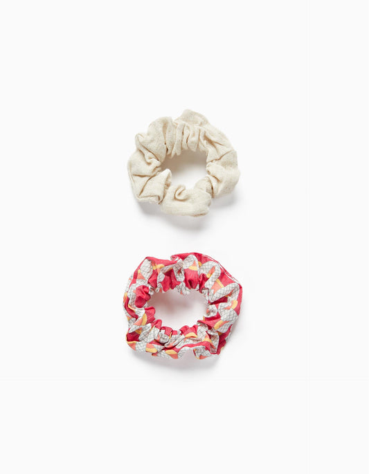 Zippy Girls Pack Of Two Scrunchies