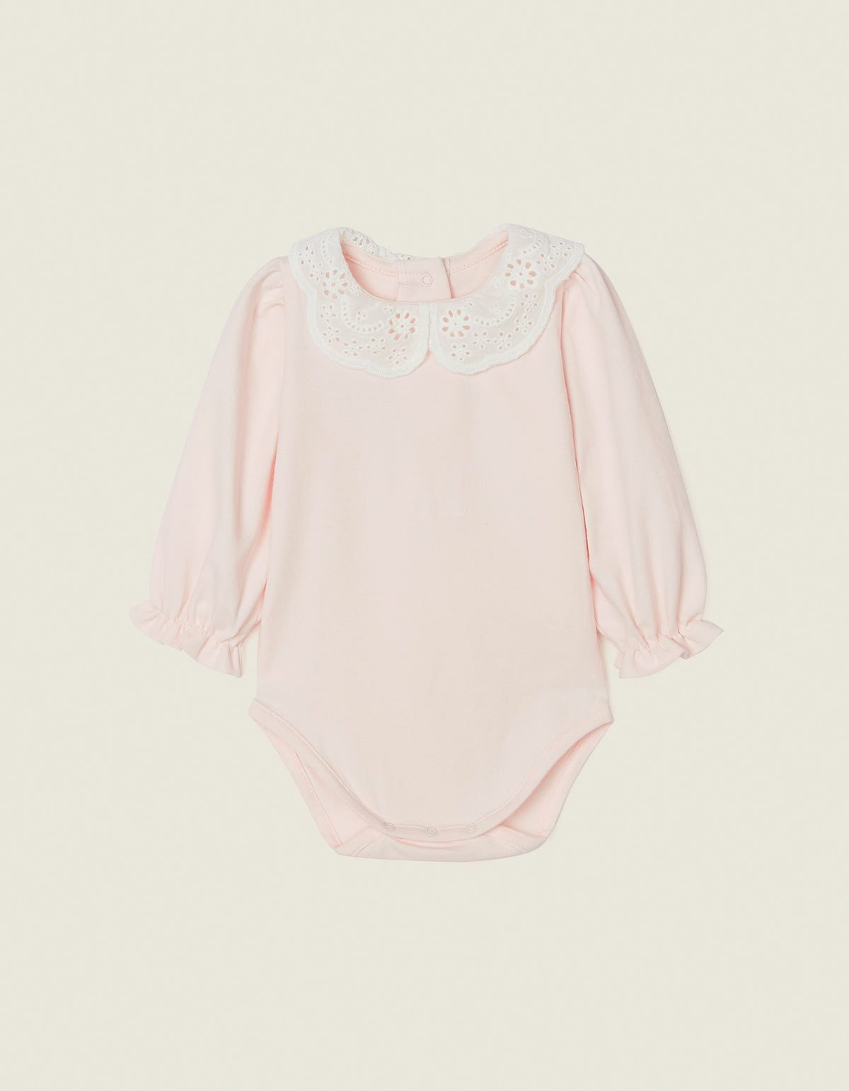 Newborn Long Sleeve Pink Bodysuit