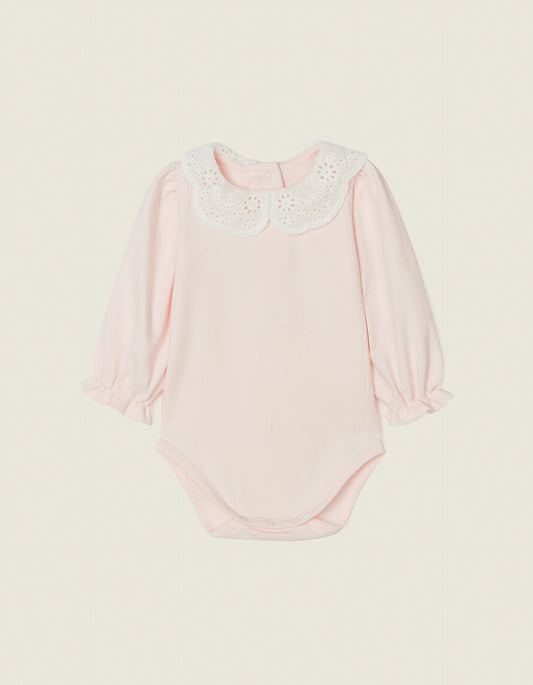 Newborn Long Sleeve Pink Bodysuit