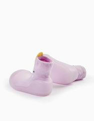 Zippy Baby Girl Light Purple Night Socks With Rubber Sole