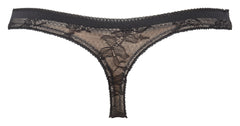 Gossard Retrolution Thong-Black