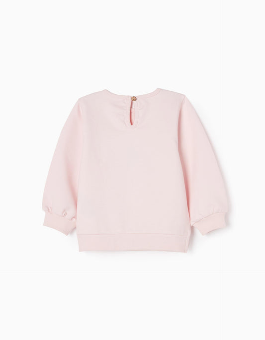 Zippy Baby Girls 'Dragonfly' Cotton Sweatshirt For , Pink