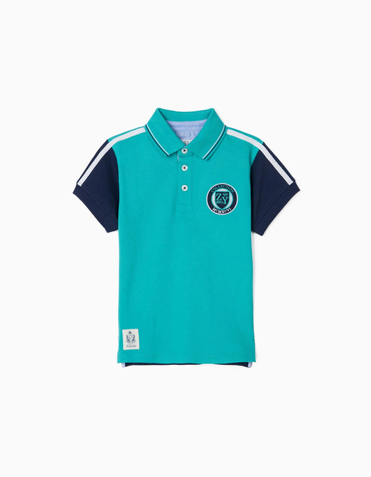 Boys Short Sleeve Piquã£Â© Polo Shirt