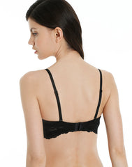 Isla&Evie Padded Lace Trim Bra 32A / Black