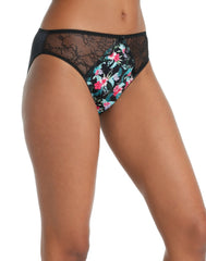 Isla & Evie Leopard Bikini Panty XS / BLACK