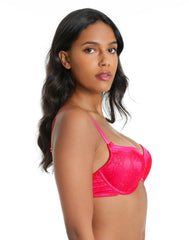 Isla & Evie Coral Pink Dbl Pu Bra 32A / PINK