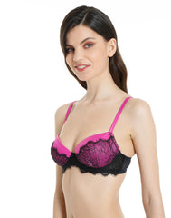 Isla & Evie Fuscia Balconette Bra