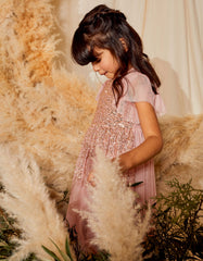 Zippy Tulle Dress With Sequins For Girls