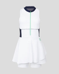 AMC Women's Tennis Dress - White/navy