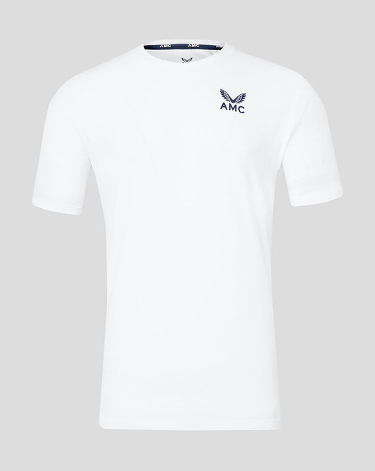 AMC Men's Mesh Mix Training Tee - White