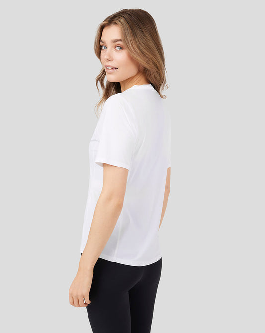 Women'S White Metatek Training Tee