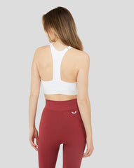 Women'S White Metatek Sports Bra