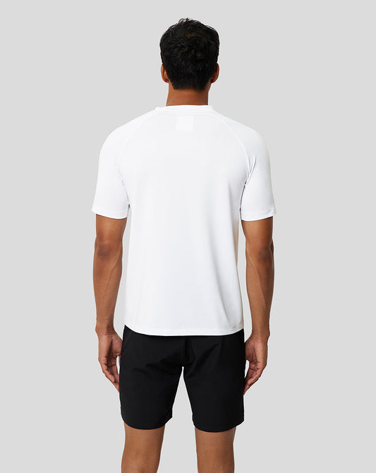 White Protek Short Sleeve Training Tee