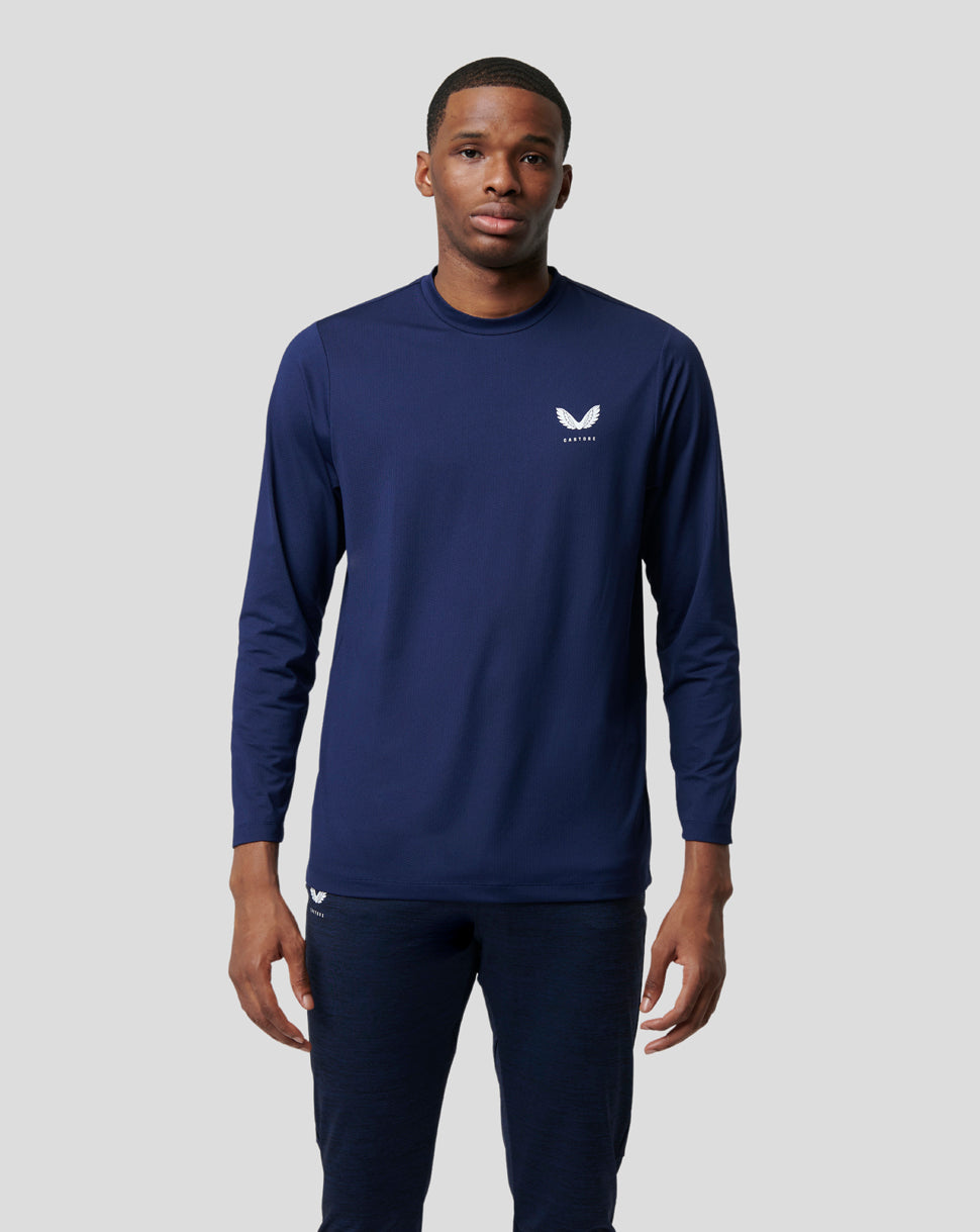 Peacoat Protek Long Sleeve Training Tee