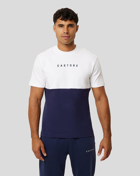 White Cobalt Capsule Block Recovery Tee