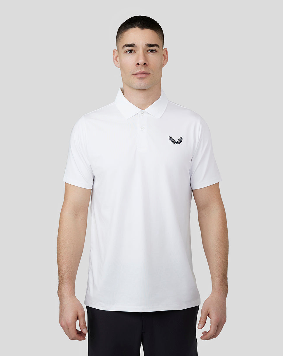 White Golf Breathable Polo