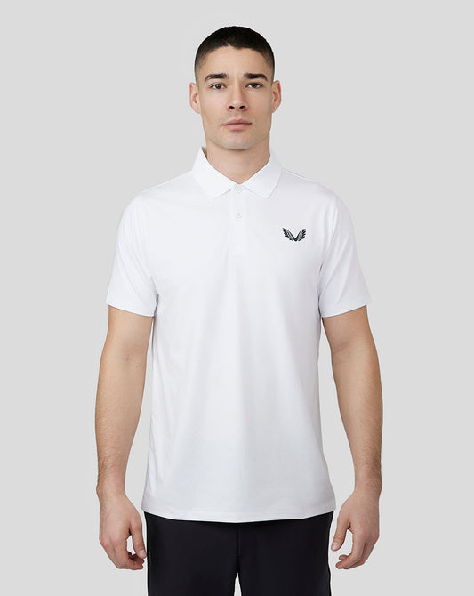 White Golf Breathable Polo