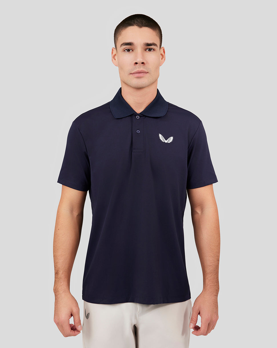 Navy Golf Breathable Polo