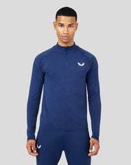 Peacoat Seamless Protek 1/4 Zip