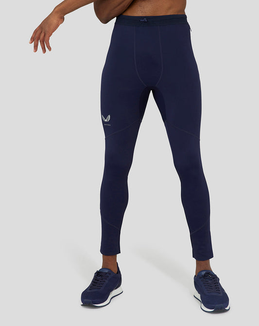 Anatomic  Mesh Mix Panel Training Tights - Midnight Navy