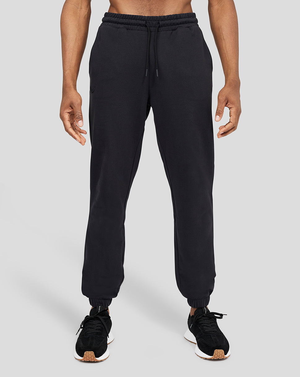 Men's Embroidered Logo Joggers - Black