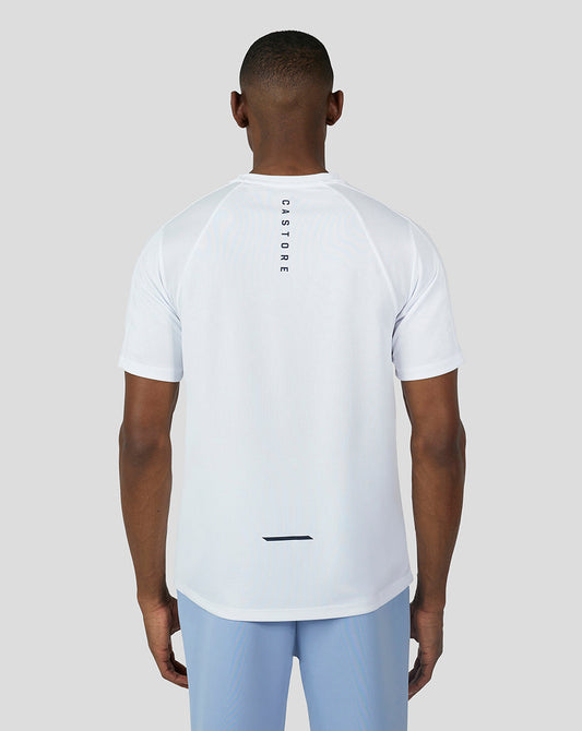 White Carbon Capsule Mesh Mix Tee