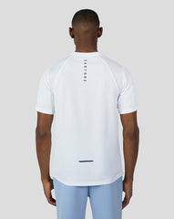 White Carbon Capsule Mesh Mix Tee