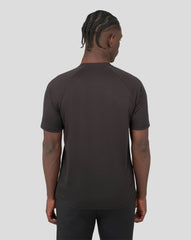 Black Short Sleeve Raglan Tee