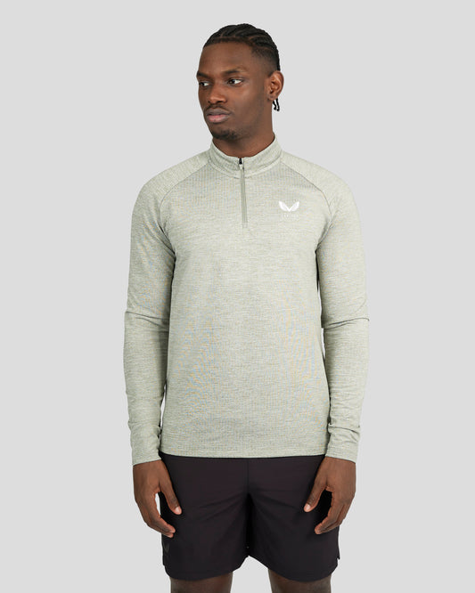 Core Essentials Standard 1/4 Zip - Khaki