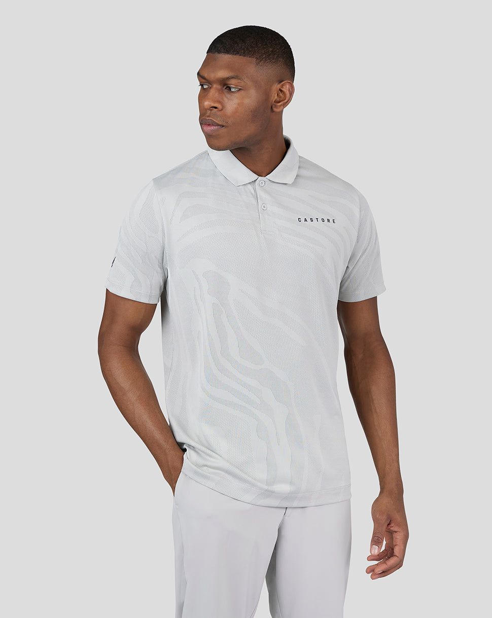 Golf Engineered Knit Polo - Mist Grey