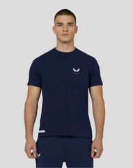 Men's Polycotton T-shirt - Navy