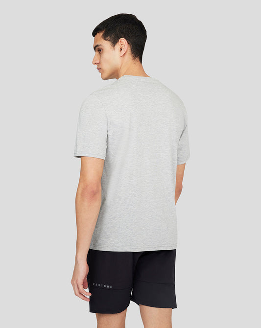 Grey Marl Graphic Short Sleeve Tee