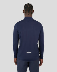 Navy Tech Life Colourblock 1/4 Zip