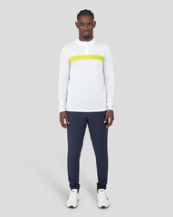 White Tech Life Colourblock 1/4 Zip