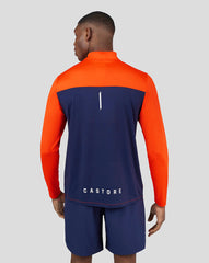 Men's Colour Block 1/4 Zip - Ibis