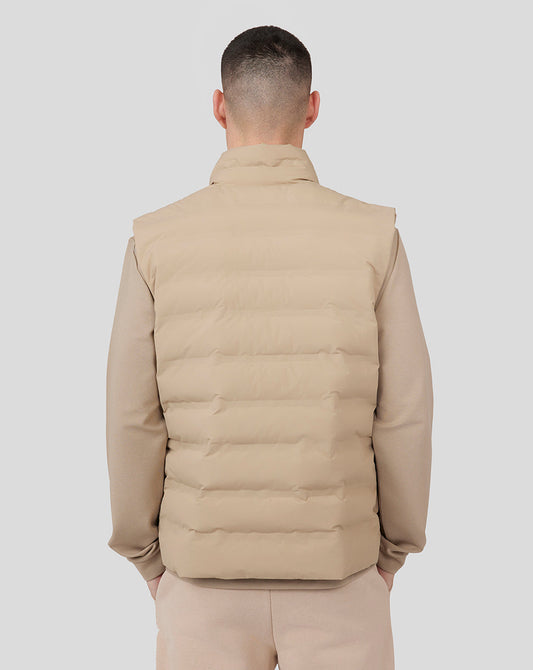 Metropolis Padded Gilet -Biscuit