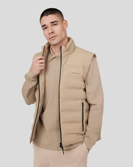 Metropolis Padded Gilet -Biscuit