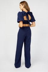 Little Mistress Navy Cut Out Jsuit