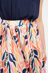 Little Mistress Multi Print Skirt