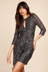 Little Mistress Multi Sequin Mini Dress