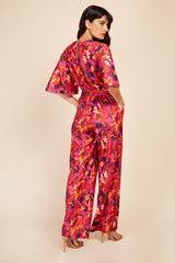 Little Mistress Marble Print Jumpsuit