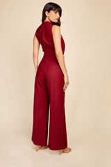 Little Mistress Berry Shimmer Jumpsuit