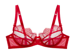 Dita Von Tease Muse Balconnette Bra- Red